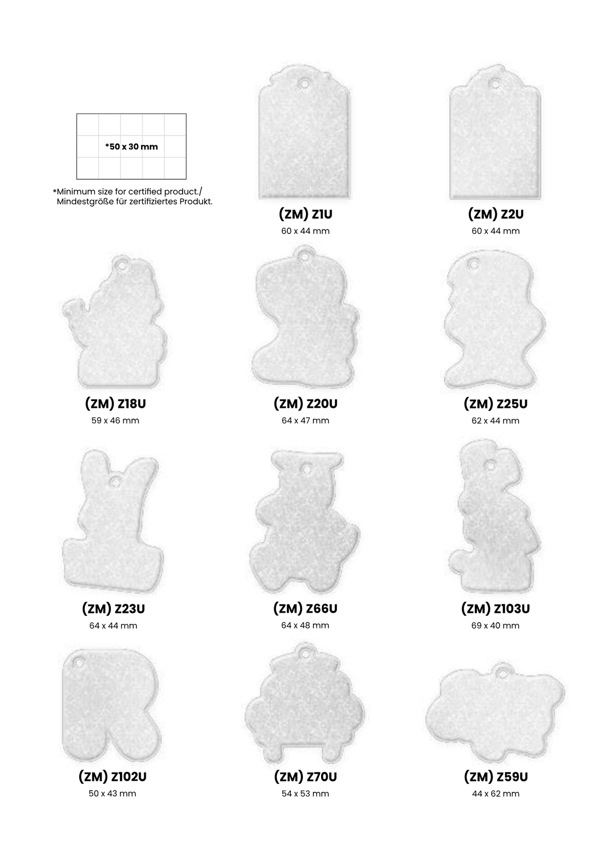 Pehmoheijastin omalla logolla