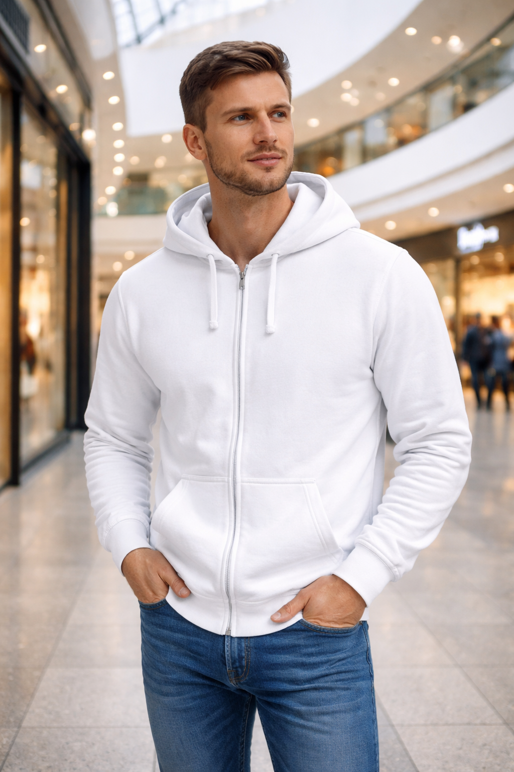 Clique Basic Vetoketjullinen Huppari Miesten