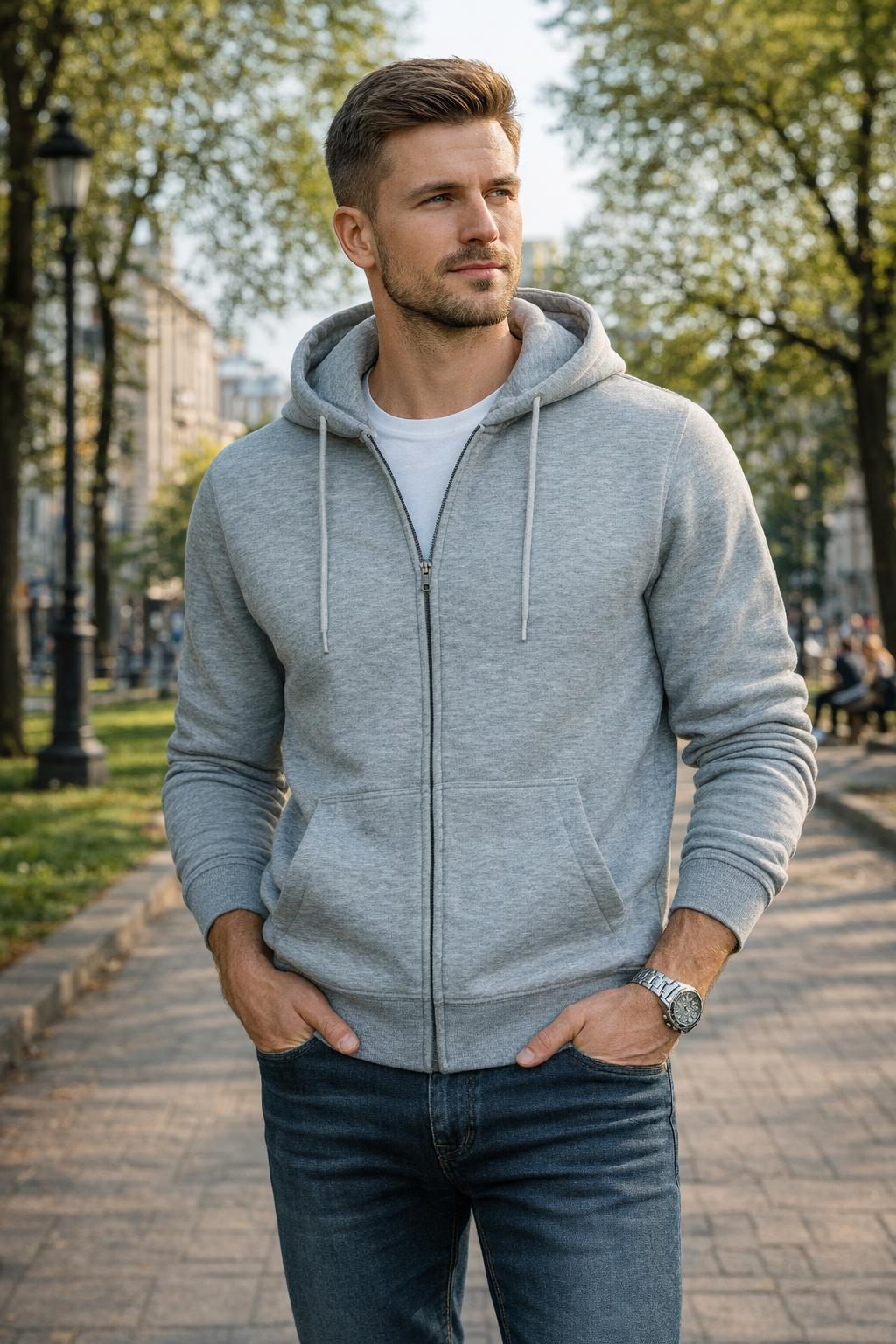 Clique Miami Vetoketjullinen Huppari Unisex