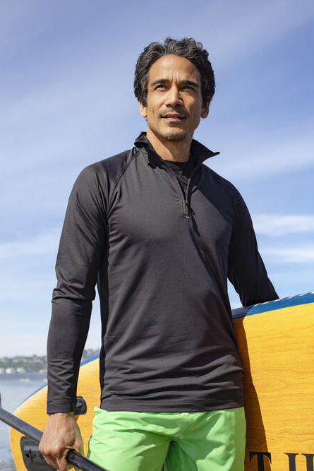 Cutter & Buck Coos Bay Half Zip pitkähihainen paita Miesten