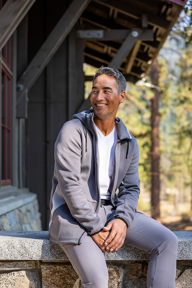 Cutter & Buck Pemberton vetoketjullinen huppari Miesten