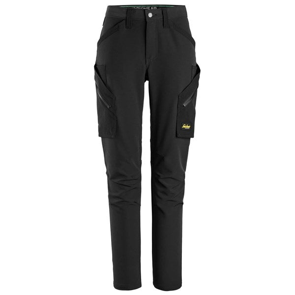 Snickers Joustavat FlexiWork naisten housut ilman polvitaskuja