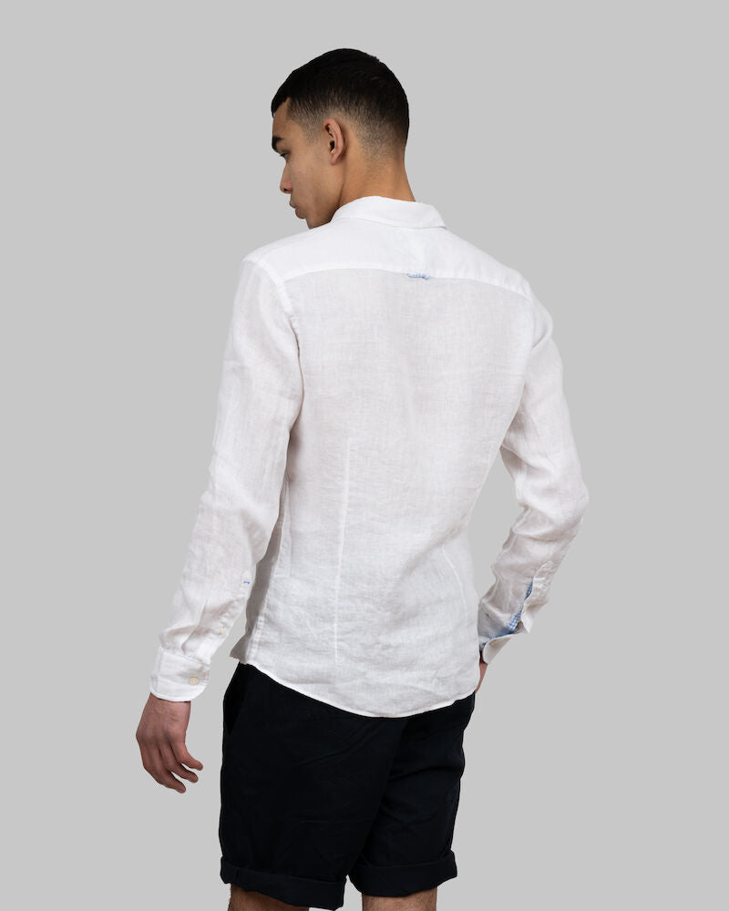 J.Harvest & Frost Indigo Bow 33 Slim kauluspaita