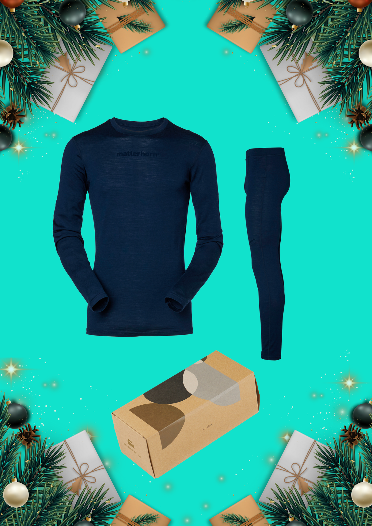 Merino aluskerrasto lahjasetti