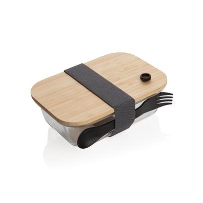 Lasinen lounasrasia bambukannella