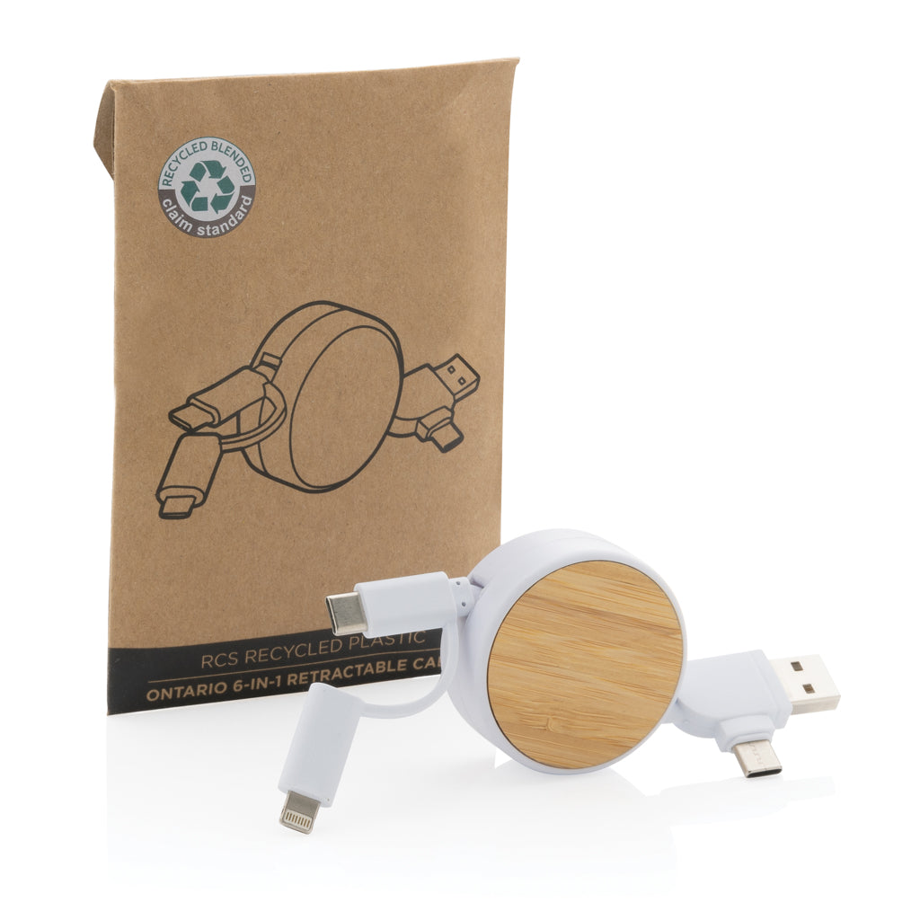 RCS Ontario 6-in-1 sisäänvetäytyvä kaapeli