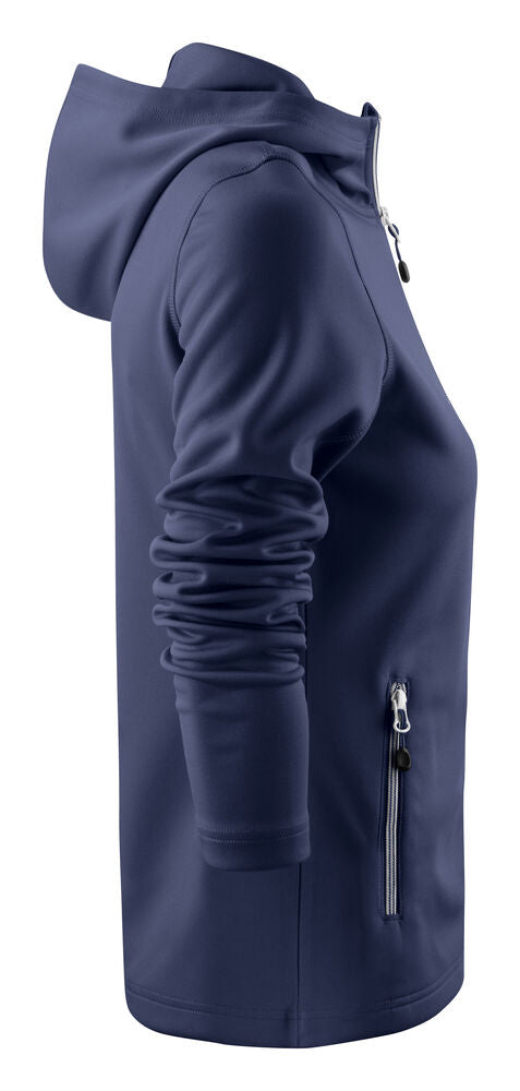 Printer RED Layback vetoketjuhuppari Naisten