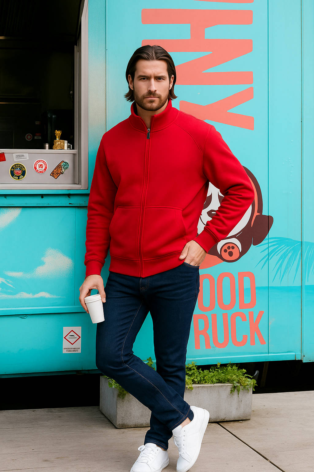 South West Madison Vetoketjullinen Collegetakki Miesten