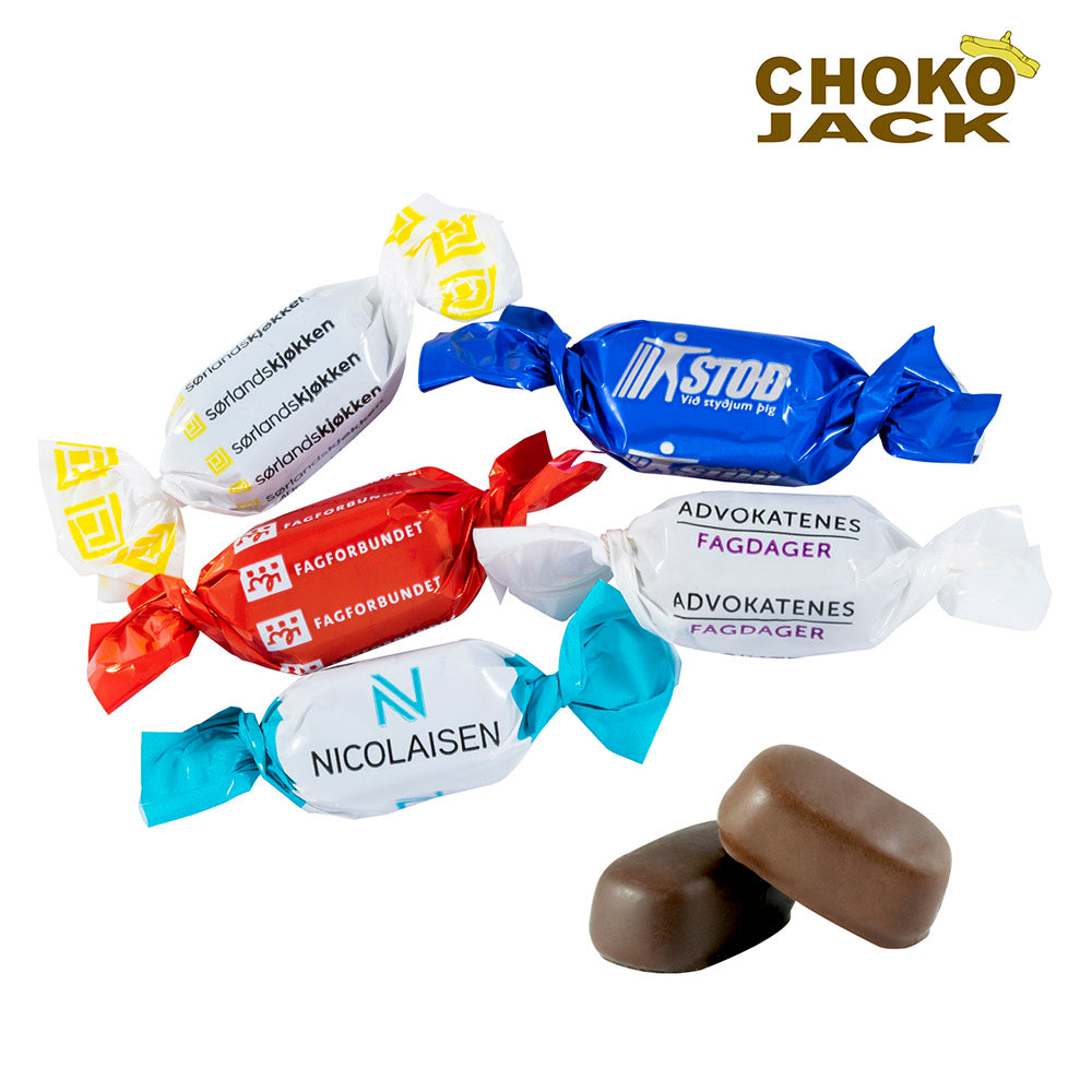 Kääreelliset suklaakuorrutetut karkit