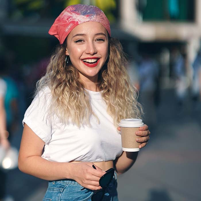 Täysväripainettu Huivi