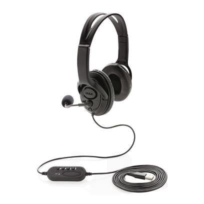 Työkuulokkeet johdolla