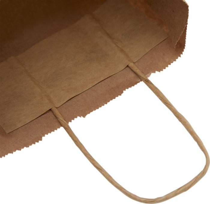 Voimapaperikassi 80 g/m2 kierrekahvoilla