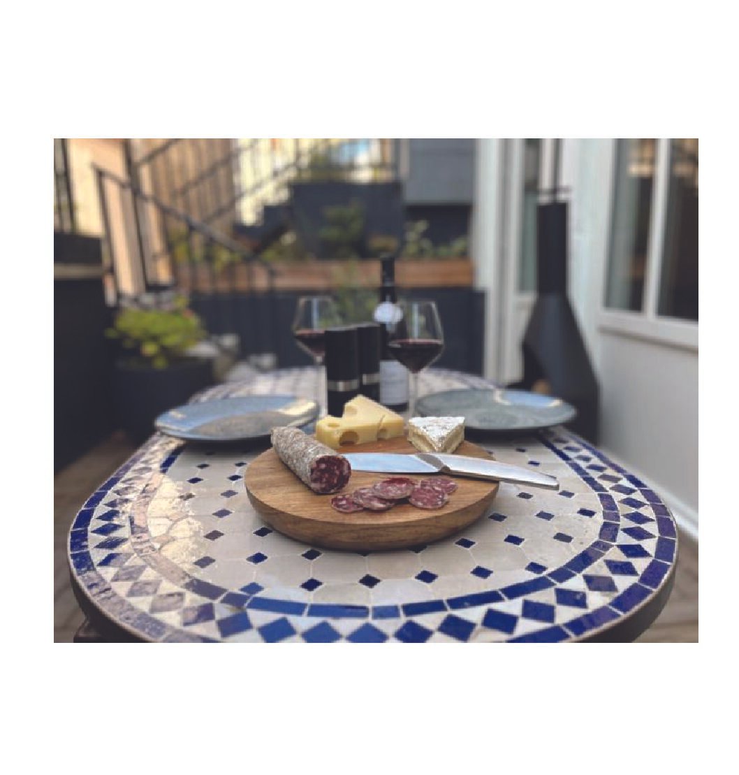 Leikkuulauta ja veitsisetti