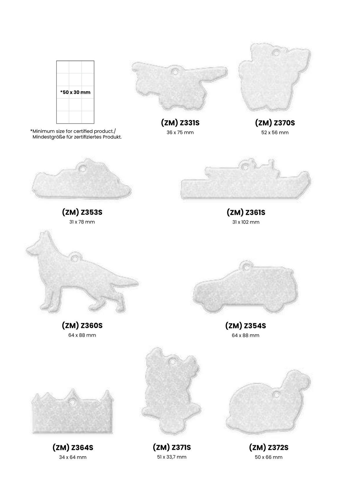 Pehmoheijastin omalla logolla