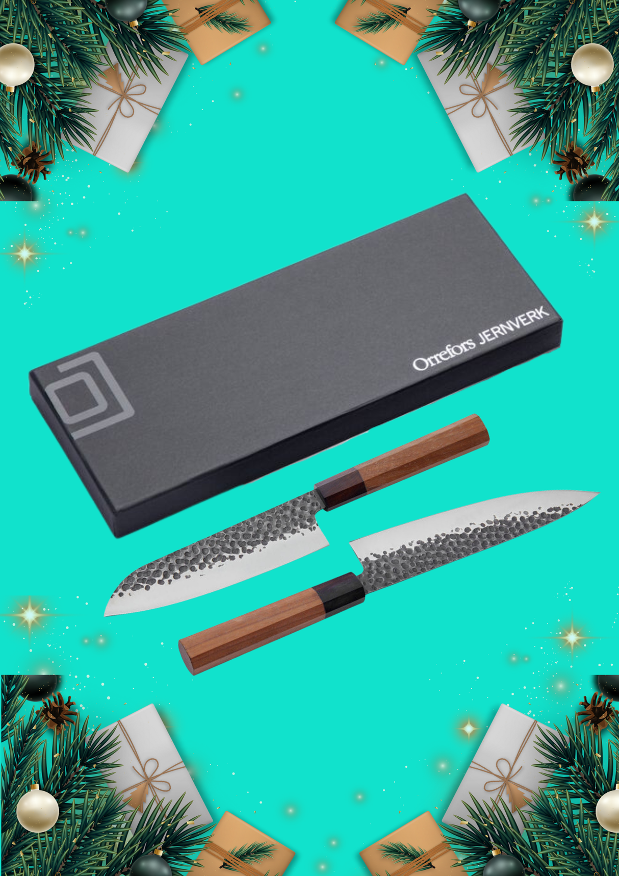 Orrefors taottuveitsi lahjasetti