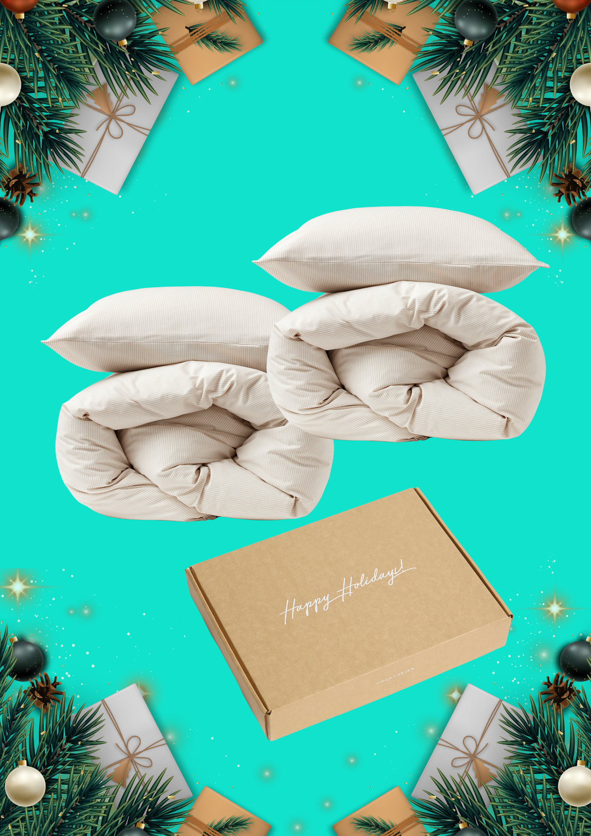 Montgomery Pussilakanasetti kahdelle lahjasetti